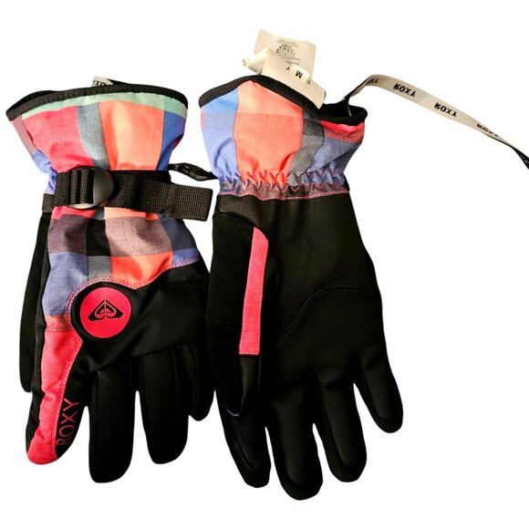 Roxy Women's Hydratex Snow Gloves - Size Medium Multicolor - Picture 2 of 9